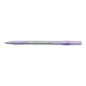 Bic Purple Round Stic Grip Ballpoint Pens 40pk image
