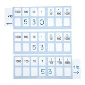 Wipe Clean Place Value Slider