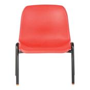 Hille Affinity Classroom Chairs Seat height 460mm Red