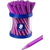 STAEDTLER Purple Ballpoint Pens 40pk image