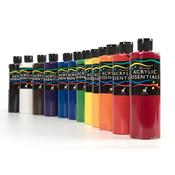 Chromacryl Acrylic Essentials Paint Assorted 12x500ml