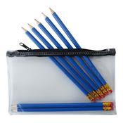 Clear PVC Pencil Case 12pk