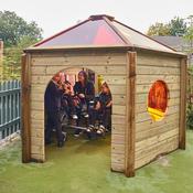 Outdoor Rainbow Den with Wheelchair Access
