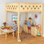 Lovely Learning Location Wooden Play Structure