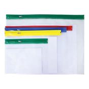 Flipfile Plastic Zip Wallets A4+ 25pk Blue