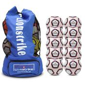 Lionstrike Lightweight Footballs Sz 4 10pk