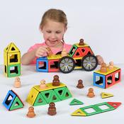 Magnetic Construction Polydron Wheels Set 92pk