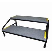 Mobile Folding Stage Steps 20-40H Carpet