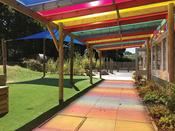 Coloured Roof Pergola - 3000mm x 3000mm image