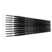 White Synthetic Sable Brushes Size 4 - pack of 10