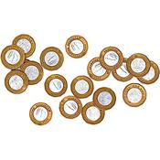 Plastic Play Money Coins £1 - 100pk