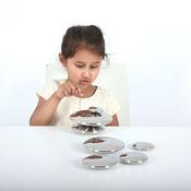 Sensory Reflective Buttons Silver