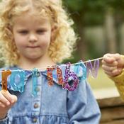 Rainbow Glitter Letters
