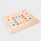 Wooden Gem Building Blocks Pack 82 with Tray