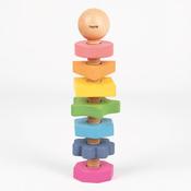 Rainbow Wooden Shape Twister  image