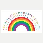 EduWall - Rainbow Alphabet Arc