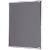 FlameShield Tamperproof Noticeboards Grey H600 x W900mm