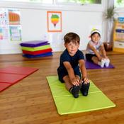 3 Section Folding PVC Mat 4pk