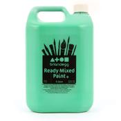 Ready Mixed Paint 5L Brilliant Green Pack of 4