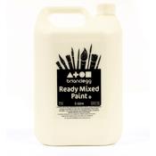 Ready Mixed Paint 5L White Pack of 4
