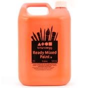 Ready Mixed Paint 5L Orange Pack of 4