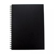 A3 Brit Book Black Flax Cover 40 sheets 150gsm paper