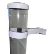 White Bracket 10cm for Small Bubble Tube