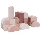Natural Wooden Click Building Blocks 100pk image