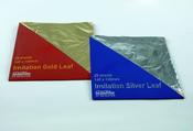 Imitation Silver Leaf 140 x 140mm 25 sheet pack