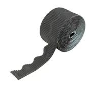 Scalloped Bordette Roll 15m Black
