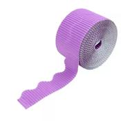 Scalloped Bordette Roll 15m Purple