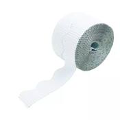 Scalloped Bordette Roll 15m White