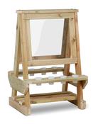2 Sided Acrylic Viewing Painting Easel with Storage