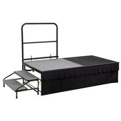 Mobile Folding Stage Picket Guardrail 6ft - Bolt on