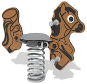 Sit-On Rodeo Horse Spring Rocker