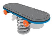 Spring Balance Skateboard