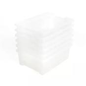 Gratnells Storage Trays 6 Pack Clear Deep