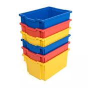 Gratnells Storage Trays 6 Pack Multicoloured Extra Deep