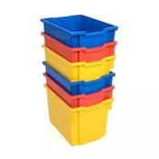Gratnells Storage Trays 6 Pack Multicoloured Jumbo