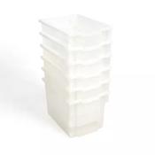 Gratnells Storage Trays 6 Pack Clear Jumbo