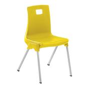 Metalliform ST Chair Seat height 380mm Yellow