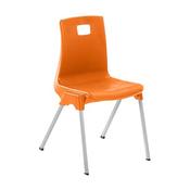 Metalliform ST Chair Seat height 350mm Orange