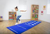 Physical Development Carpets Activity Mat 4 - Hurdles &amp; Hop Shapes