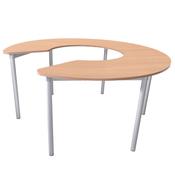 Gopak Enviro Keyhole School Table Beech H640mm image