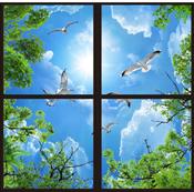LED Ceiling Panels Trees and Birds - Non-interactive
