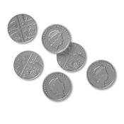 Plastic Play Money Coins 5p - 100pk image
