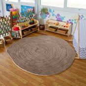 Woodgrain Spiral Super Deluxe Carved Carpet