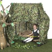 Camoflage Indoor / Outdoor Folding Den Frame Covers Set