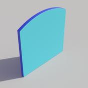 Causeway Sensory Curved Wall Panel W90cm