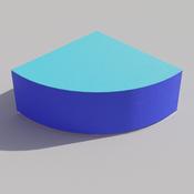 Causeway Sensory Quadrant Podium  90x90cm Plain